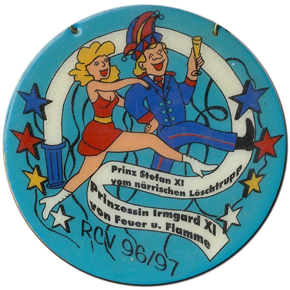 Bild von Stefan XI. vom närrischen Löschtrupp & Irmgard XI. von Feuer und Flamme